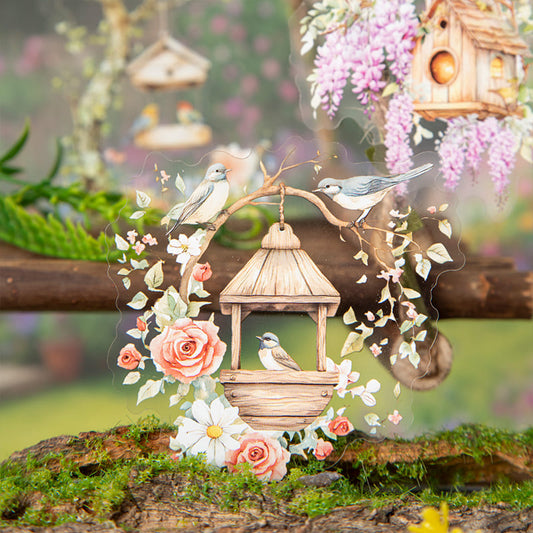 Bird Nest Scenery Stickers