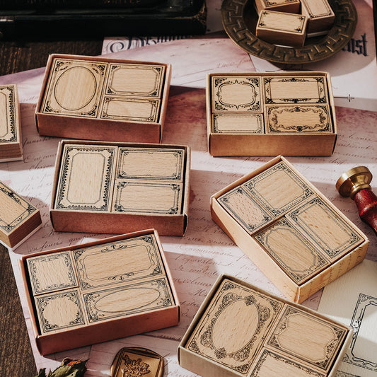 Baroque Fantasy Wooden Stamp Set