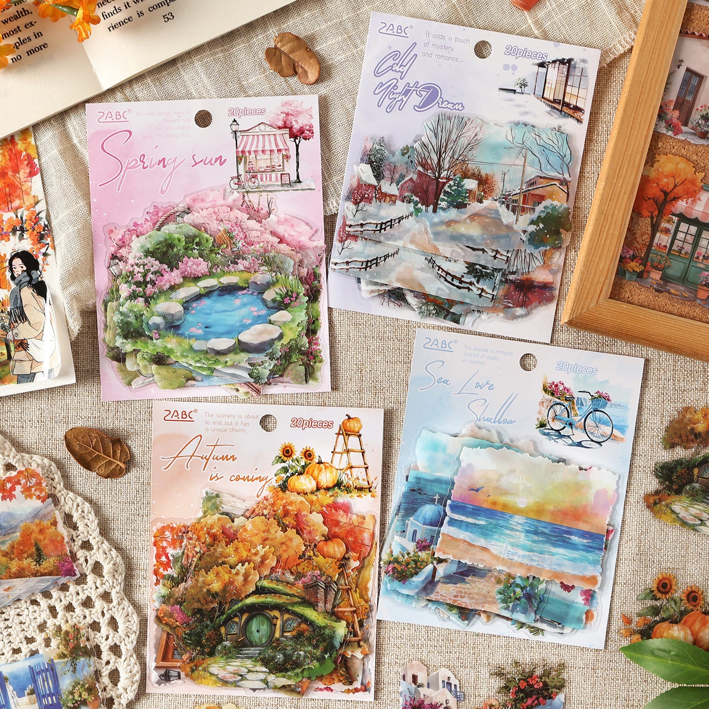 Scenery Theme Stickers