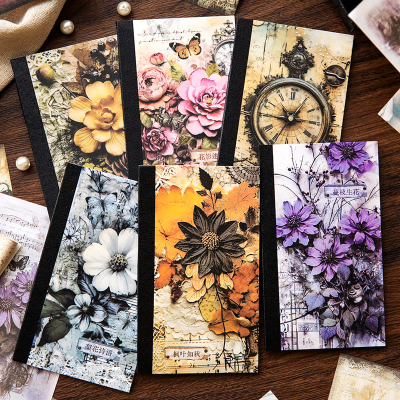 Flower Series Scrapbook Paper
