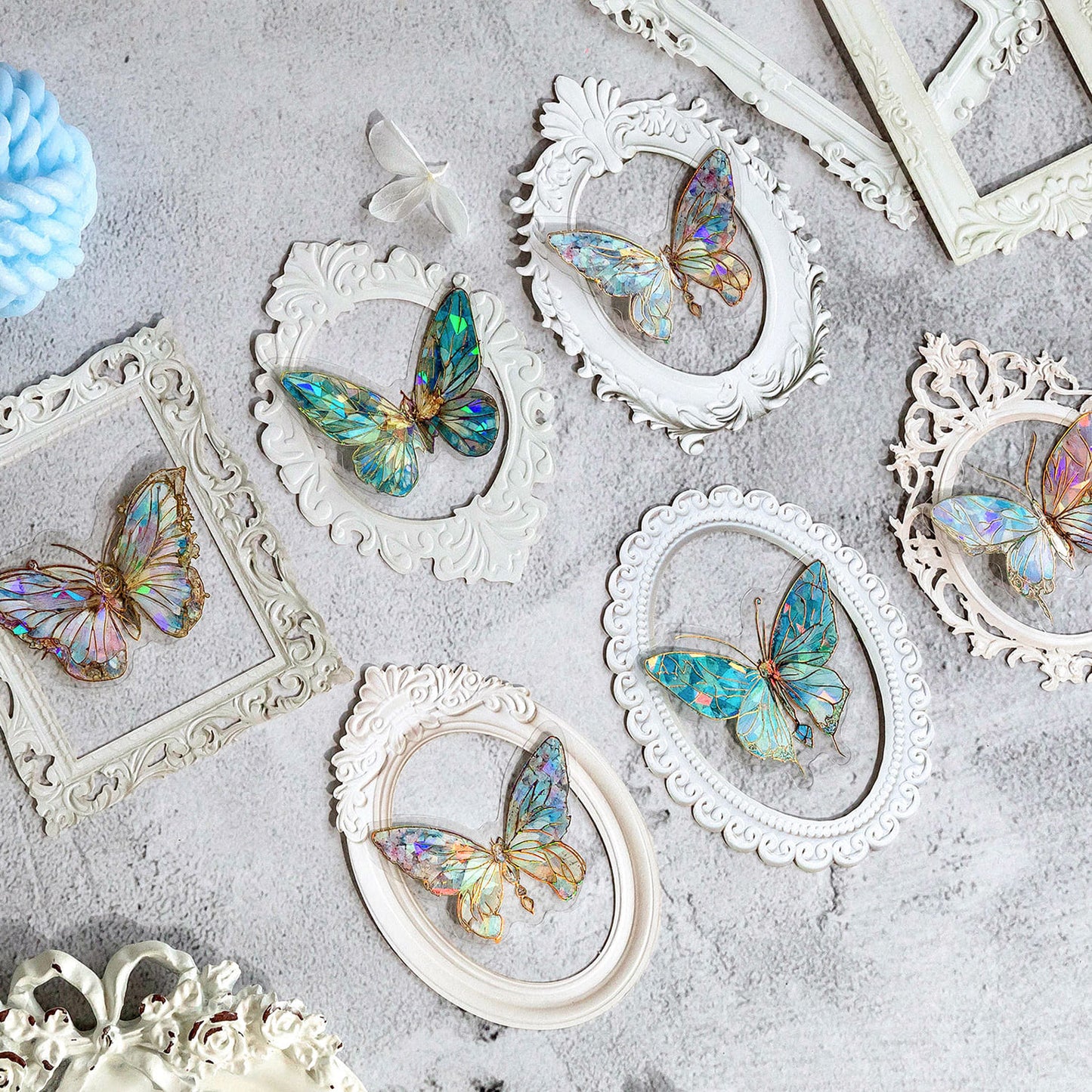 Vintage Lace Collage Card