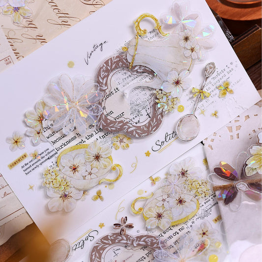 Die-Cut Floral PET Tape