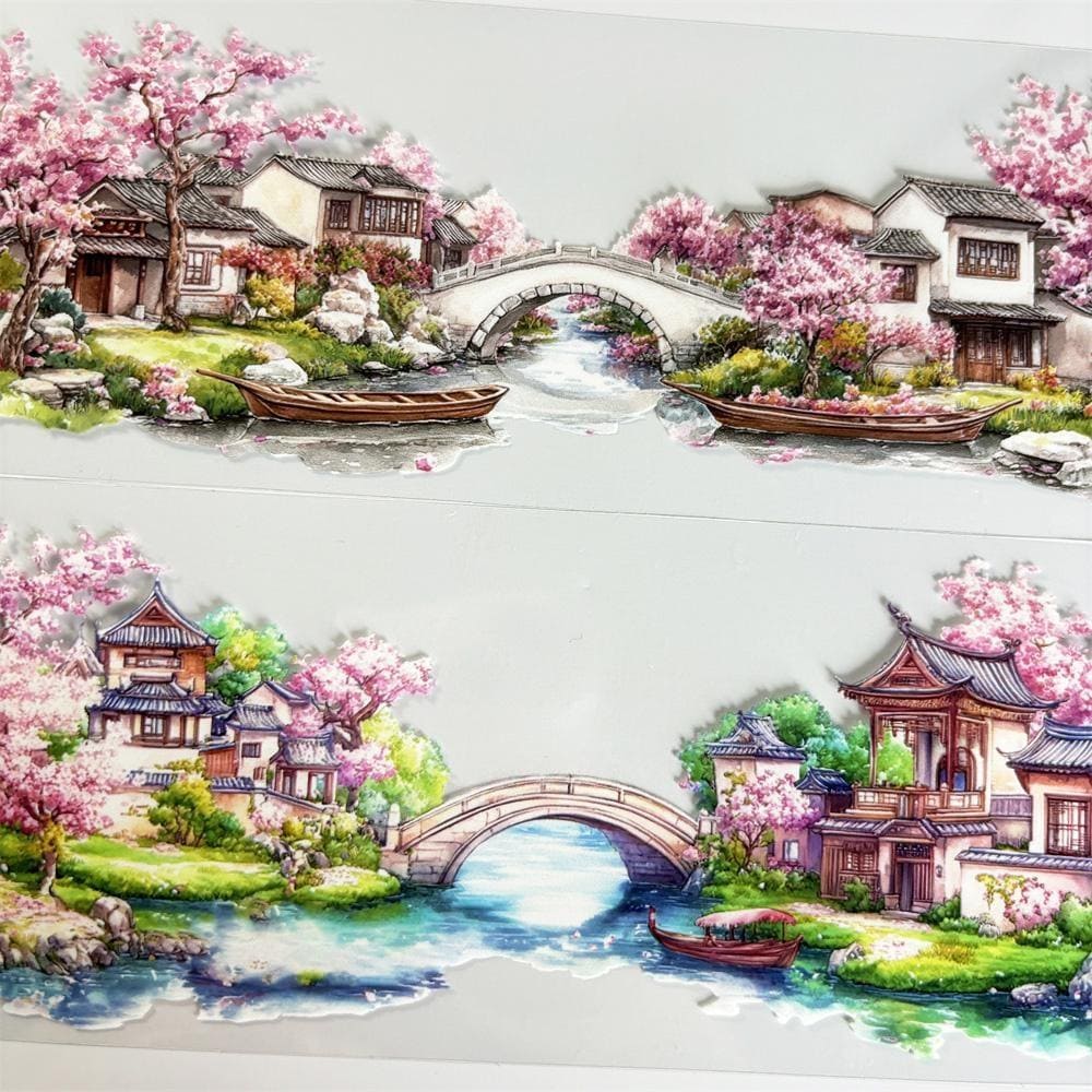 One Cycle Bridge and Historic Architecture PET Tape