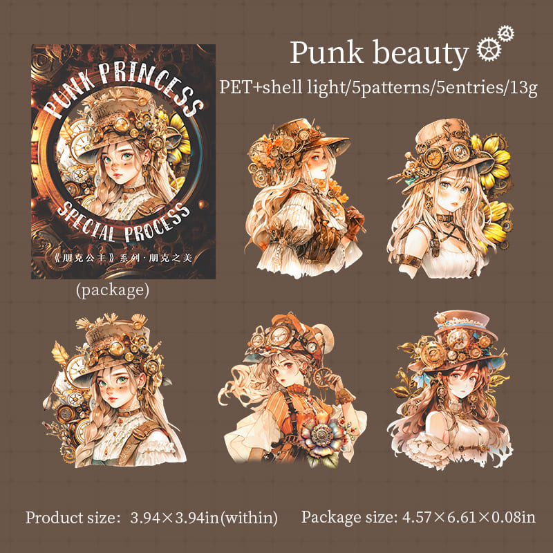Punk Princess Series Stickers
