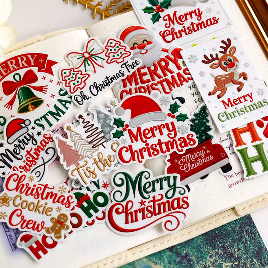 Christmas Phrase Stickers