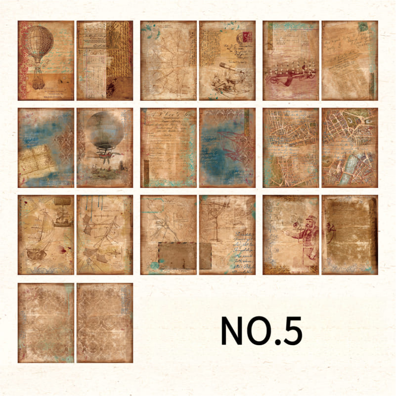 40PCS Magic Series Double-Sided Scrapbook Paper