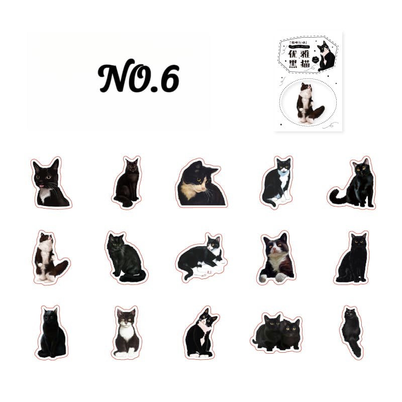 Vellum Cat Sticker Pack
