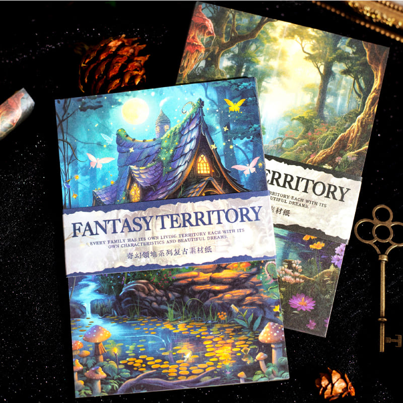 Fantasy Theme Scrapbook Paper