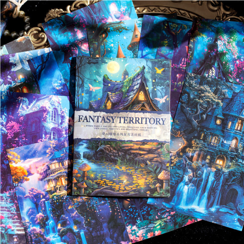 Fantasy Theme Scrapbook Paper