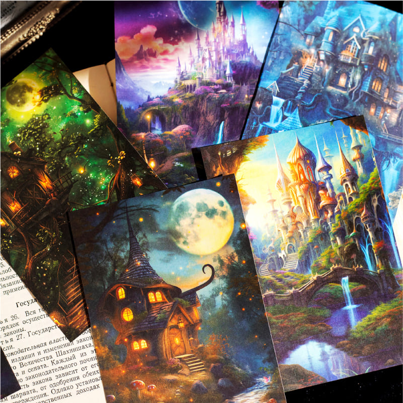 Fantasy Theme Scrapbook Paper