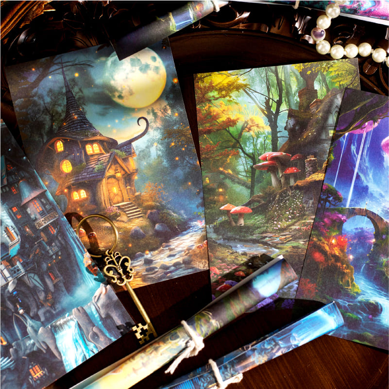 Fantasy Theme Scrapbook Paper