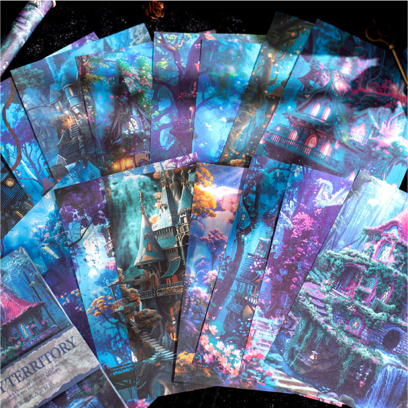 Fantasy Theme Scrapbook Paper
