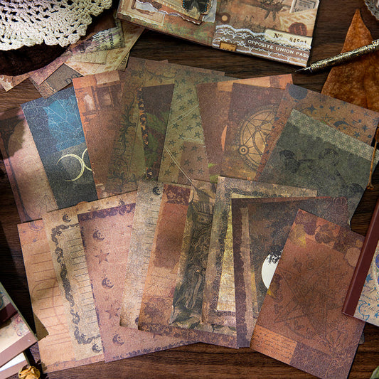 40PCS Magic Series Double-Sided Scrapbook Paper