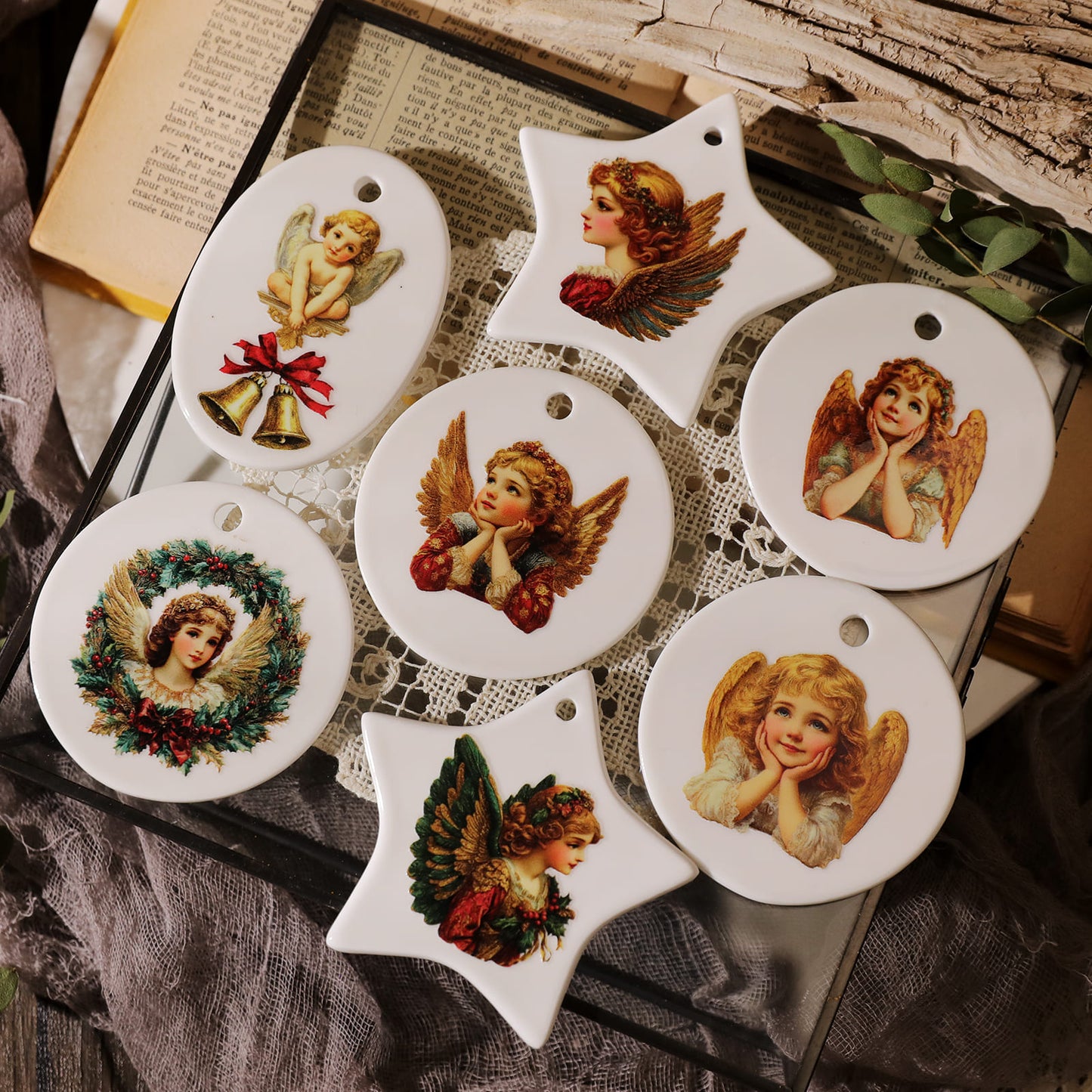 Christmas Angel Transfer Sticker