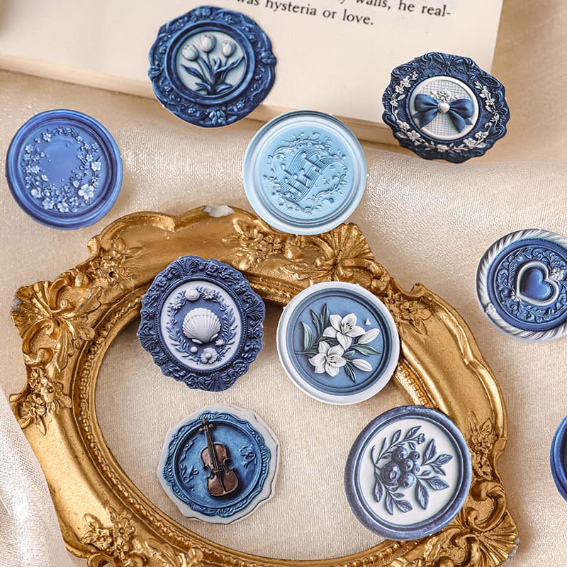 40PCS Wax Seal Series Stickers