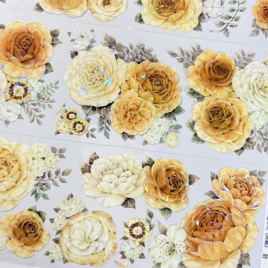 One Cycle Yellow Rose PET Tape