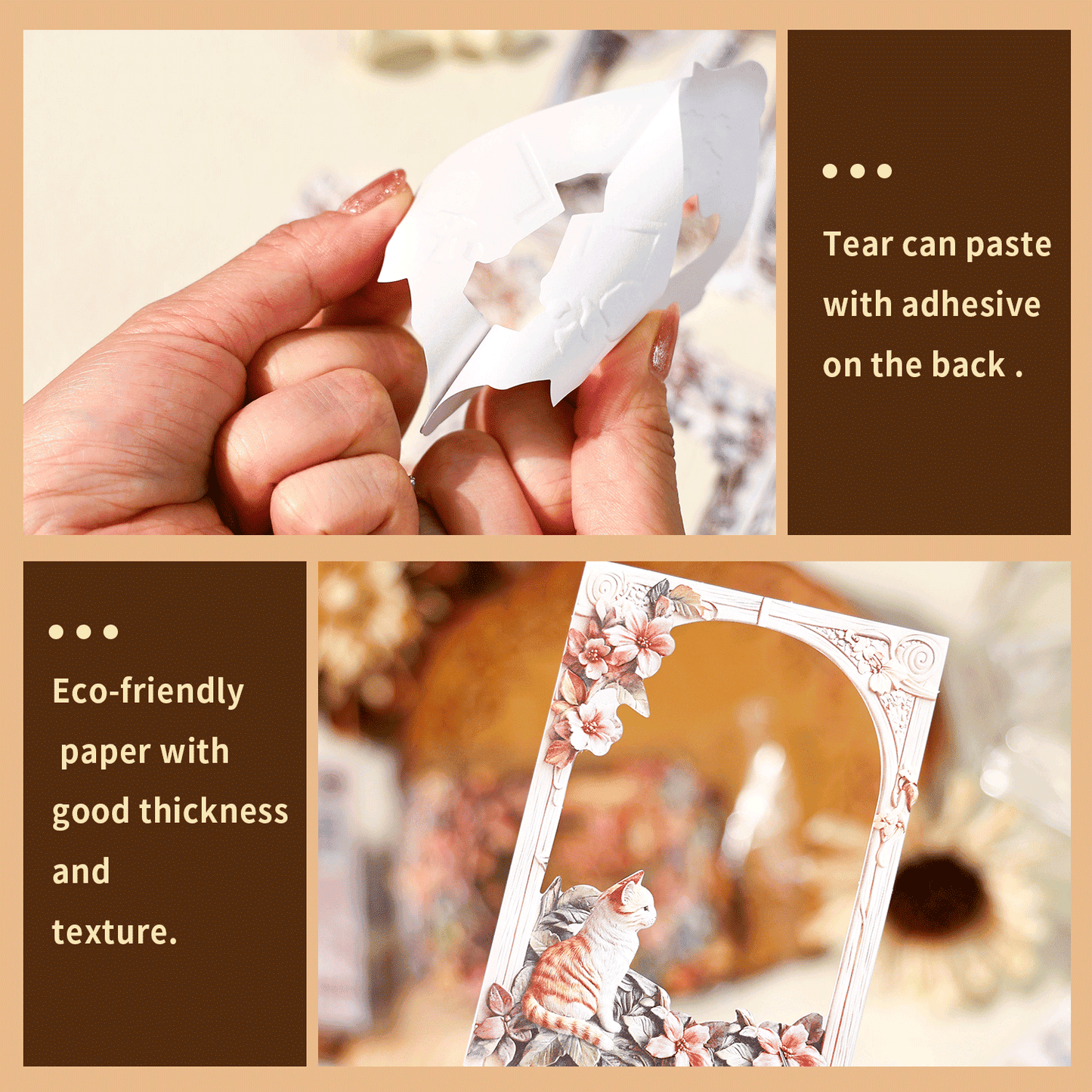 Floral Frame Theme Stickers