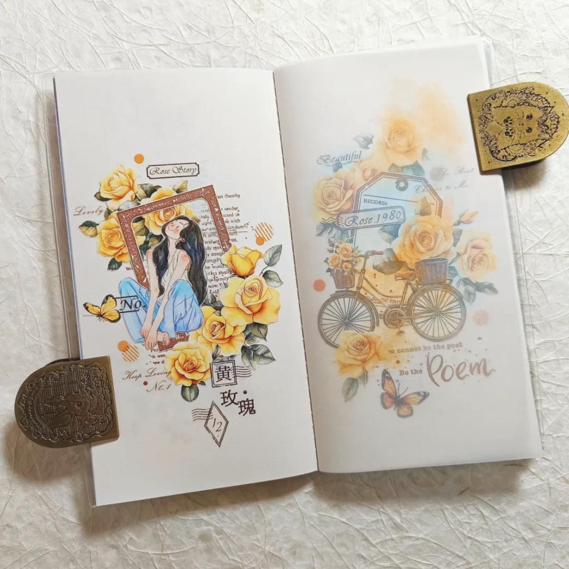 Yellow Rose PET Tape