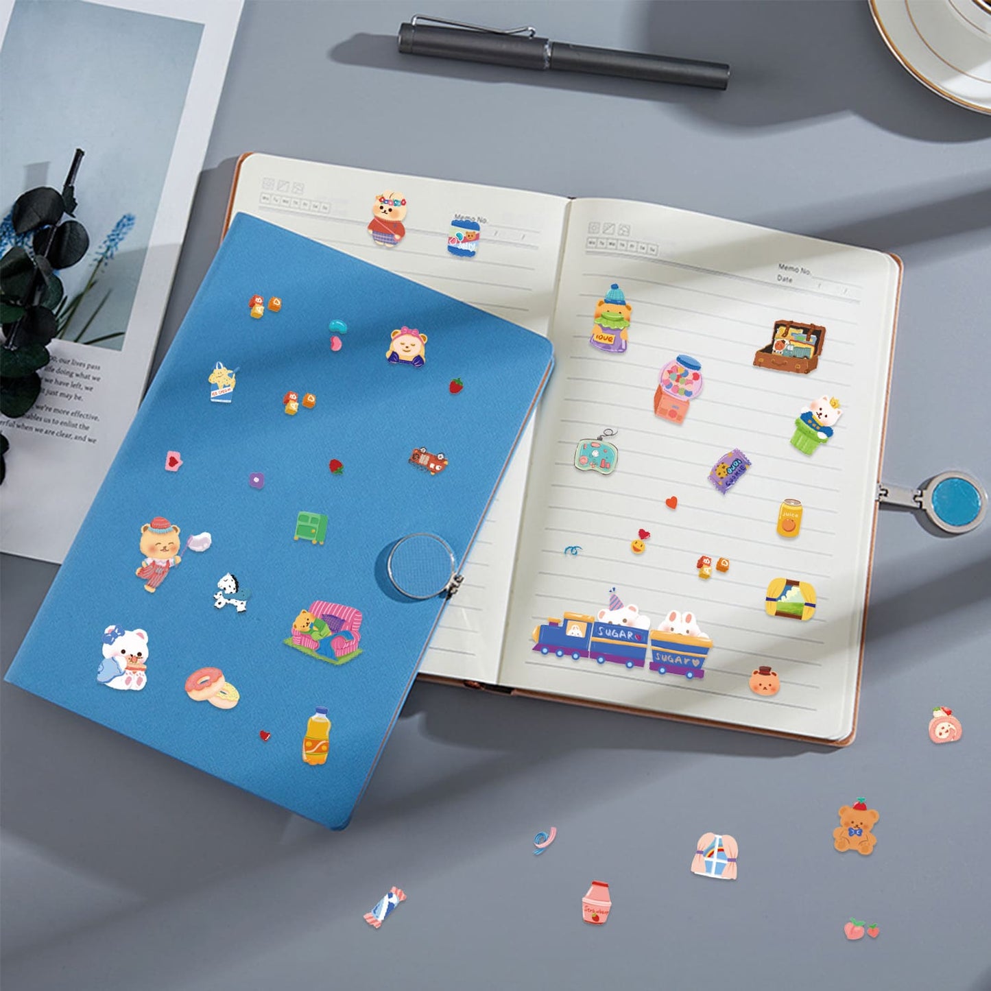 8PCS Bear Life Sticker Pack
