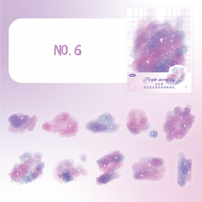 Watercolor Decorative Base Stickers