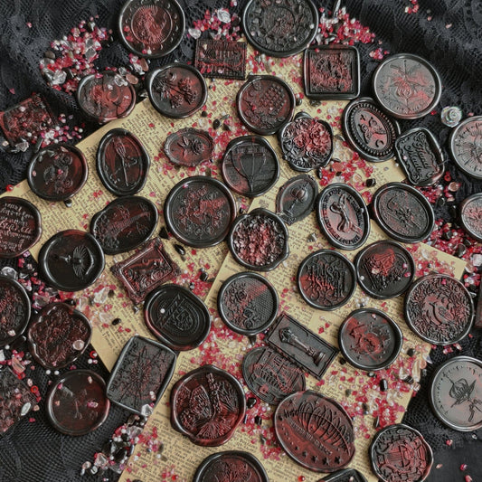 Dark Series Wax Seal Stickers