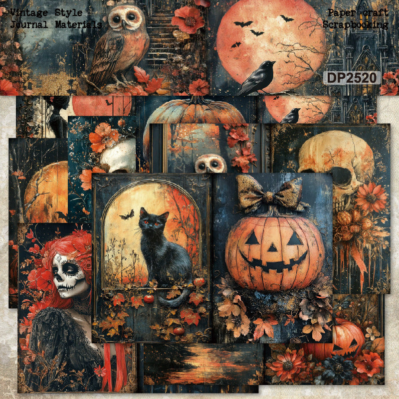 Halloween Theme Scrapbook Paper