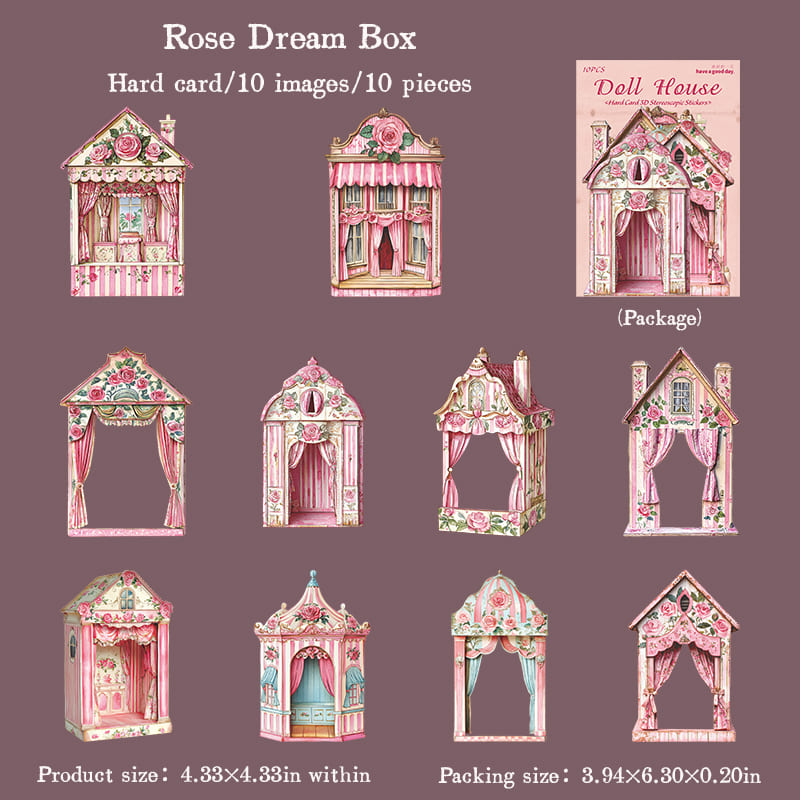 Dollhouse Series Die-Cut Stickers
