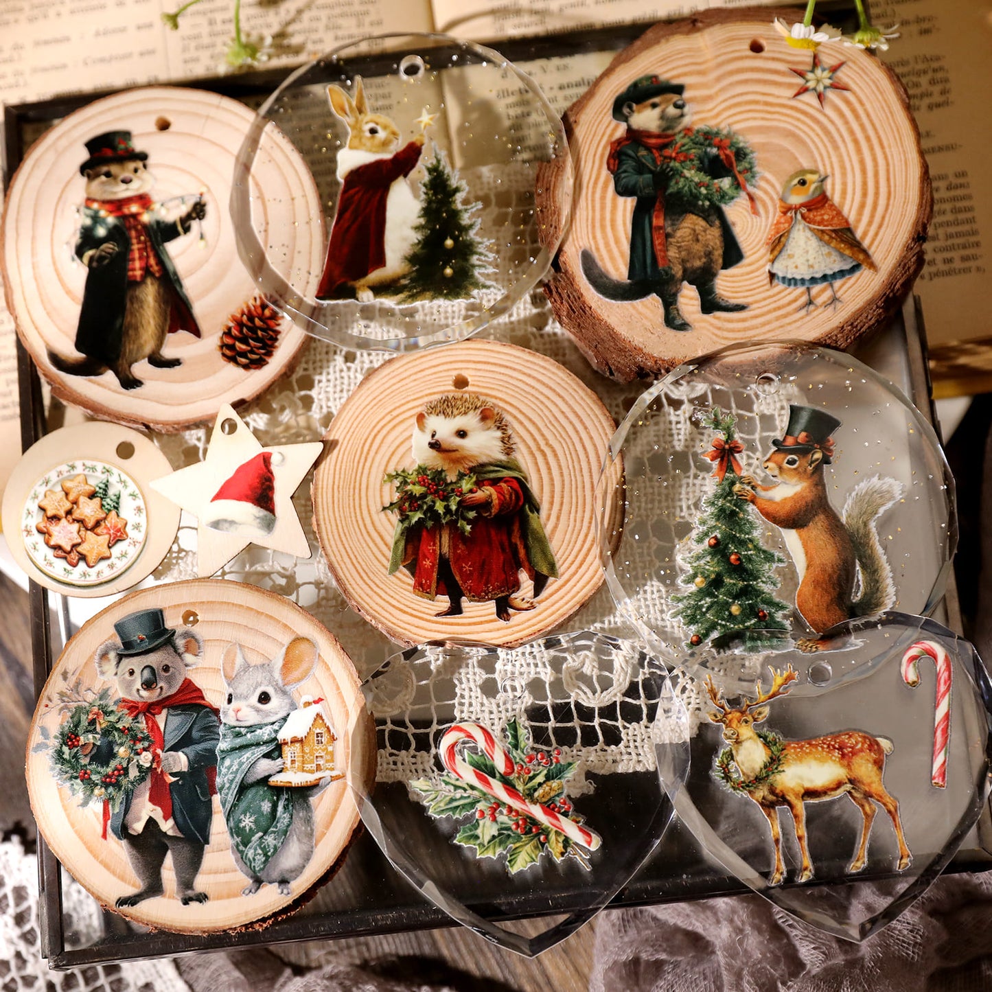 Christmas Animals Transfer Sticker