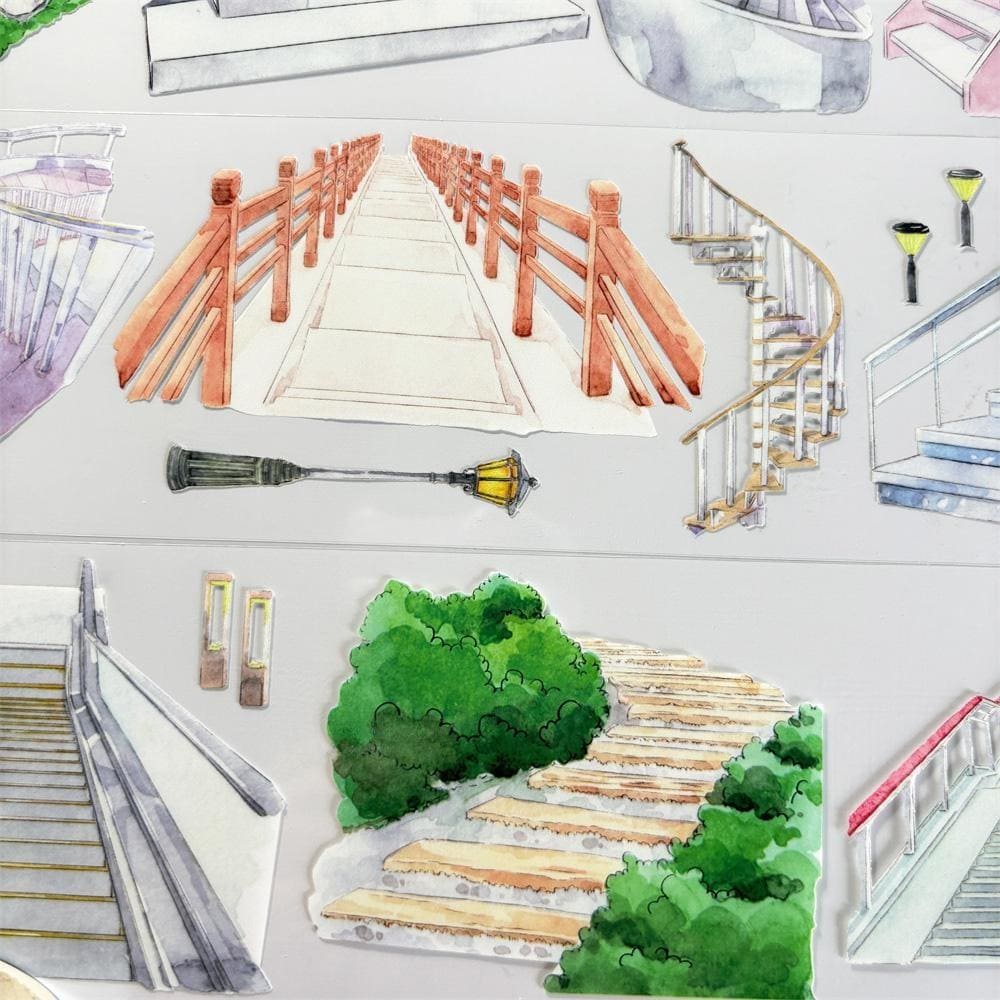 One Cycle Staircase Pattern PET Tape