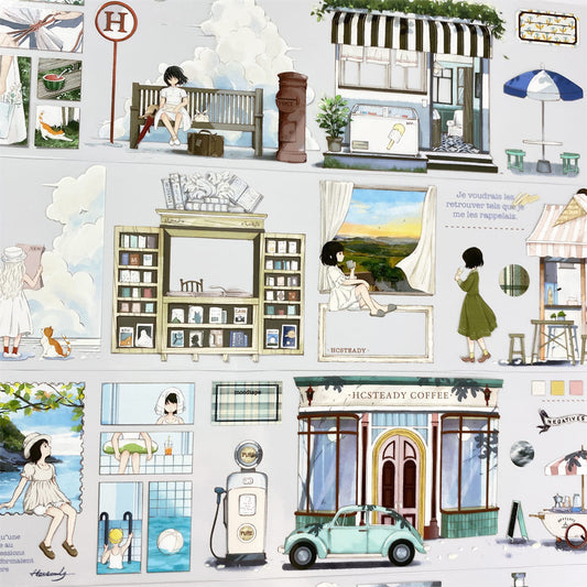 Summer Theme One Cycle PET Tape