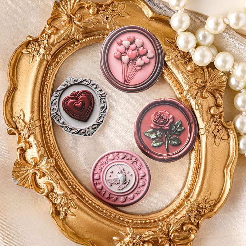 40PCS Wax Seal Series Stickers