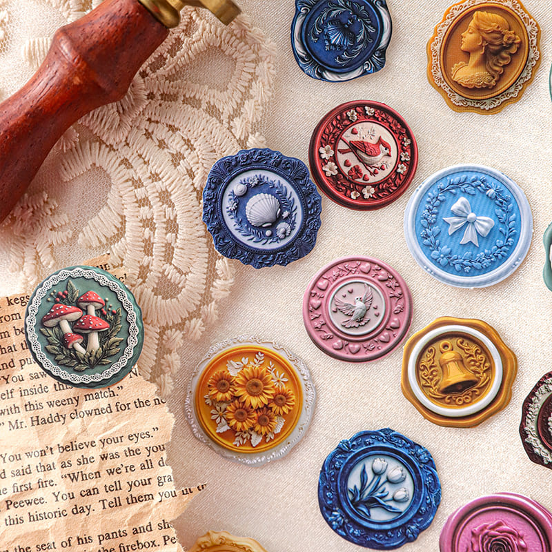 40PCS Wax Seal Series Stickers