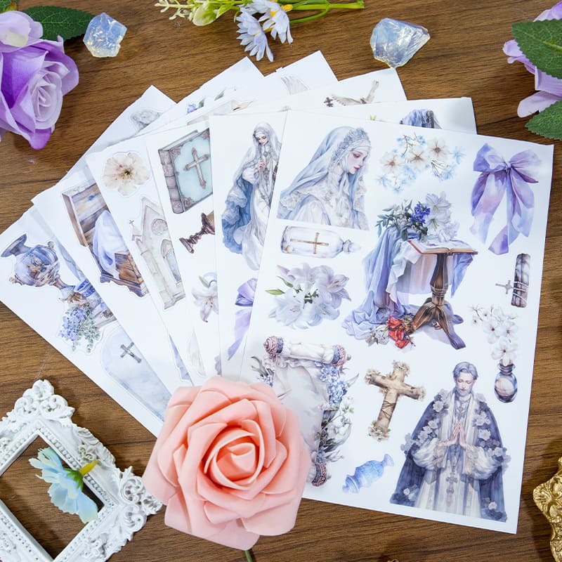 Angel Theme Sticker Book