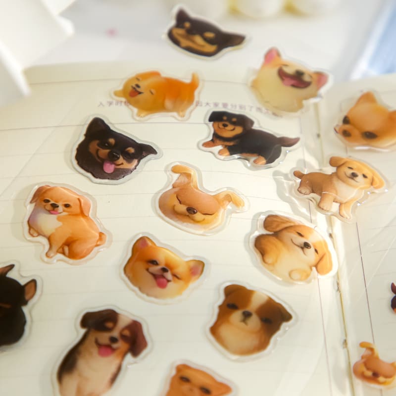 Kittens and Puppies Series Stickers