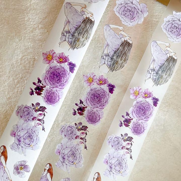 6cm*166cm Purple Girl Tape