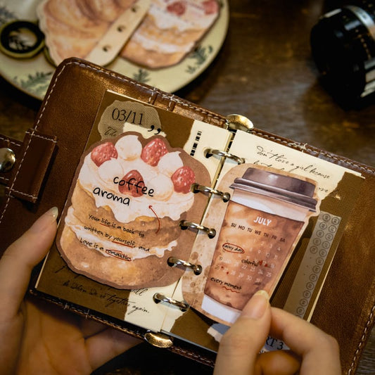 Coffee & Bakery Themed Memo Pad