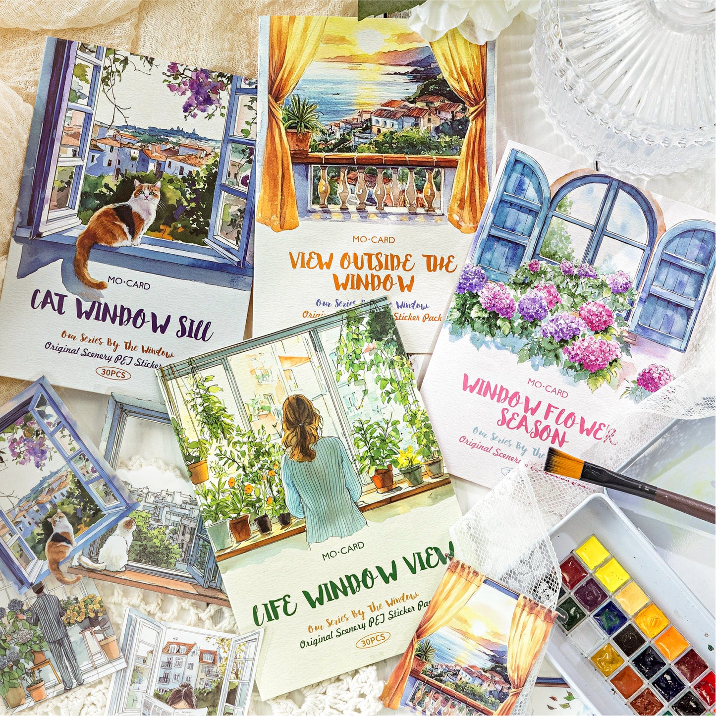 Windowsill Theme Sticker Pack