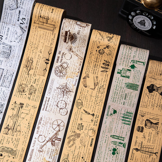 Vintage Manuscript Washi Tape