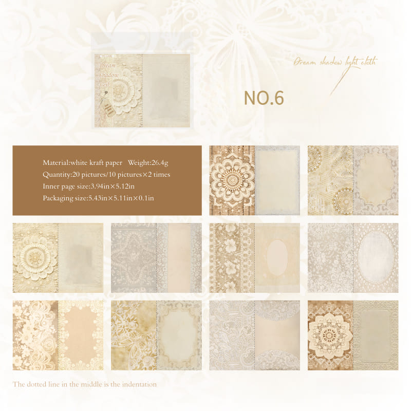 Lace Museum Scrapbook Paper