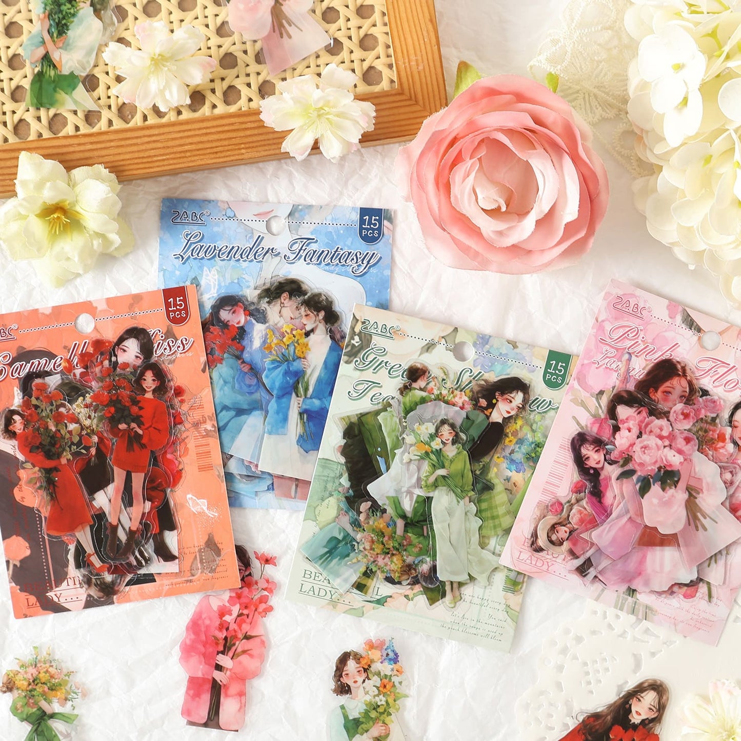 Elegant Ladies PET Stickers