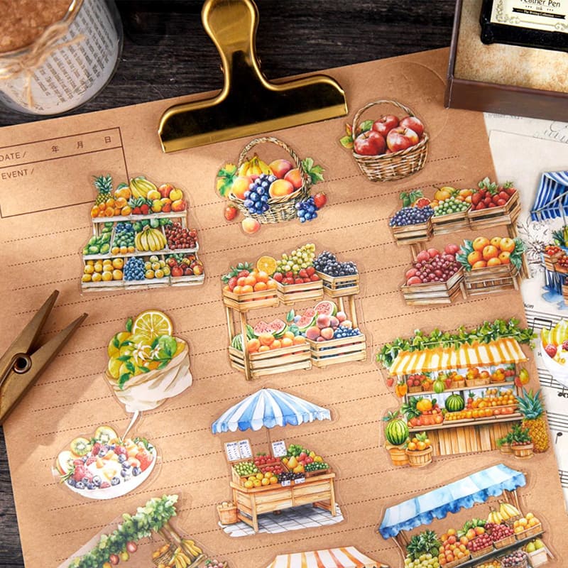 20PCS Romantic Shop Series Stickers