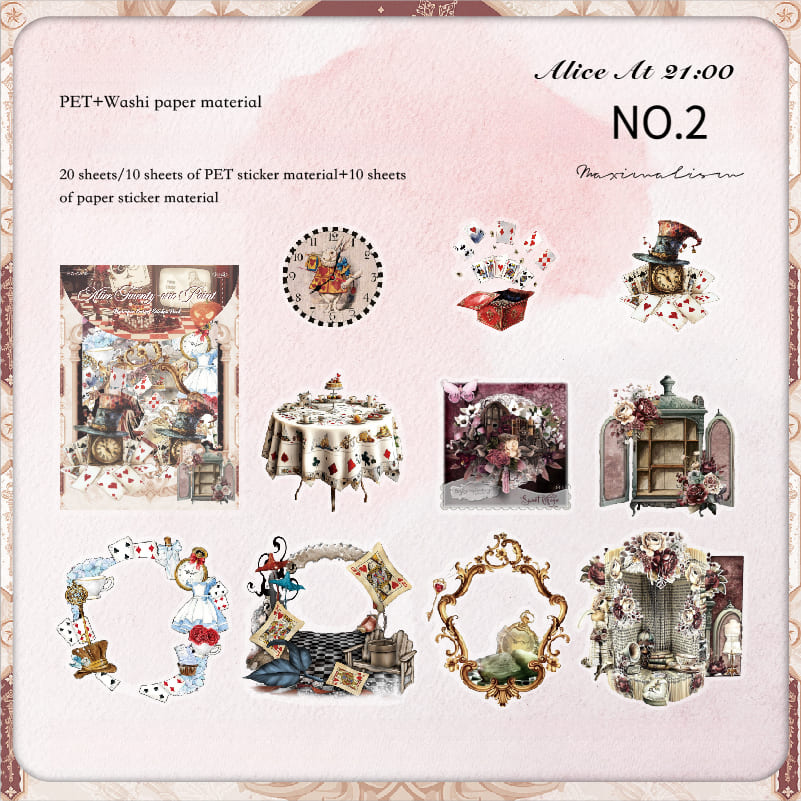 20PCS Scene Sticker Packs