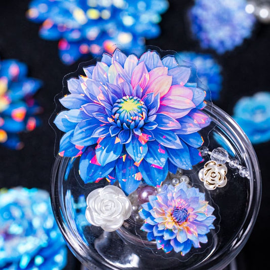 Iridescent Floral Stickers