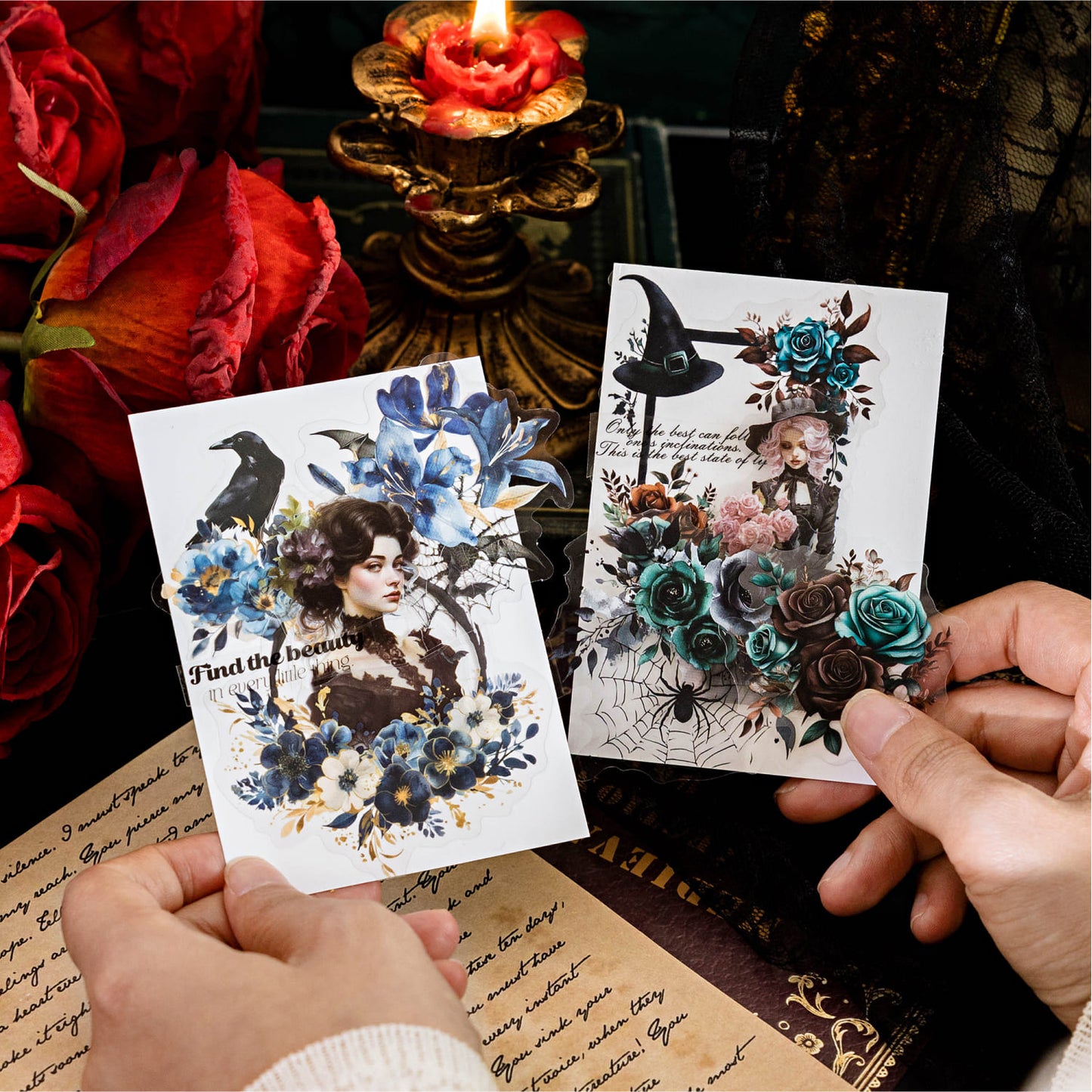 Dark Rose Sticker Pack