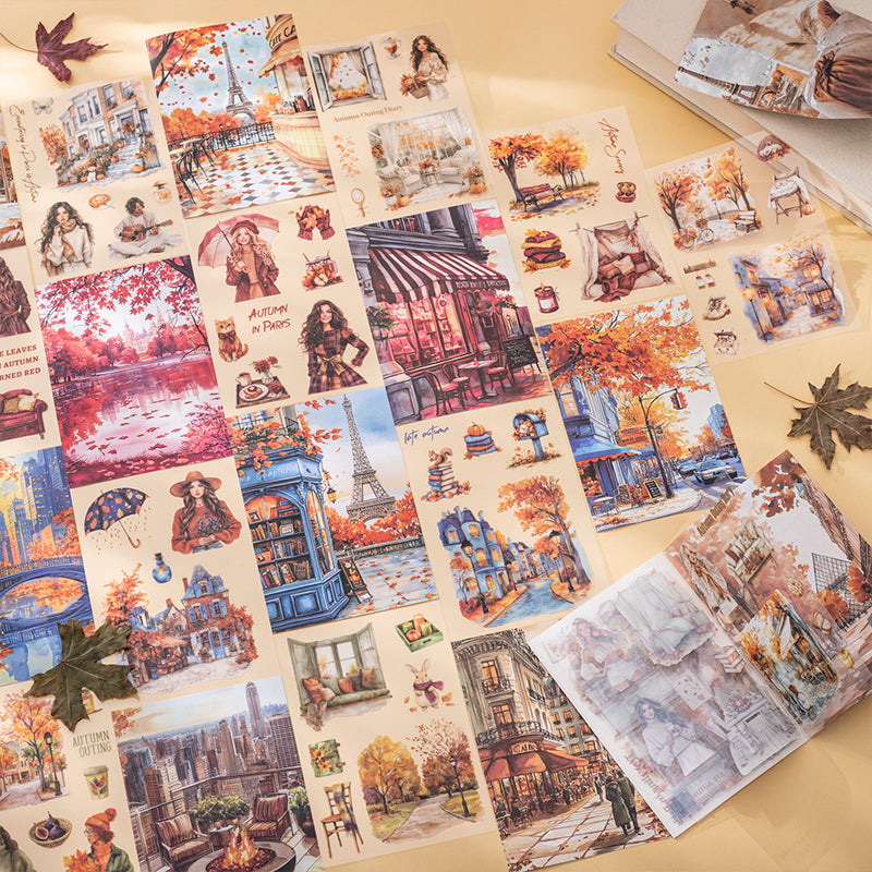 Autumn in Paris Sticker Book