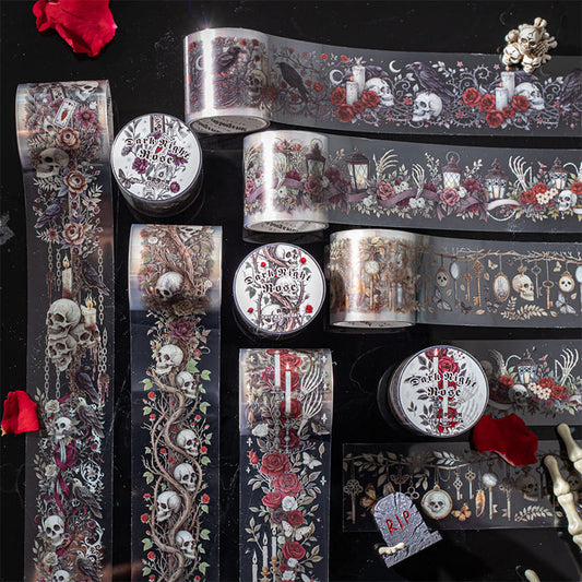 Gothic Theme PET Die-Cut Tape
