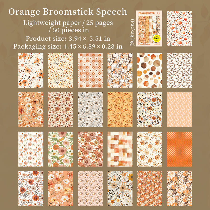 Floral Series Scrapbook Paper