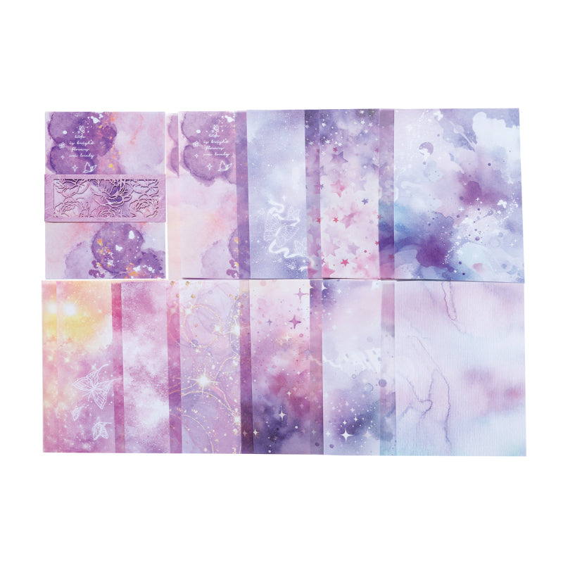 Colorful Bleeding Series Scrapbook Paper
