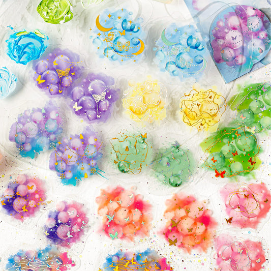 Watercolor Holographic Stickers