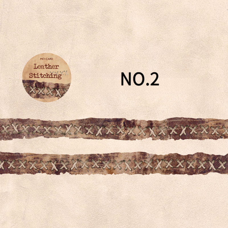 Washi tape roll – Leather Stitch Pattern
